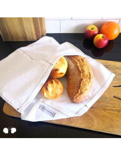PATTIER | Sac à pains en tissu upcyclé 100% coton