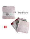 Kit de 6 lingettes en coton bio