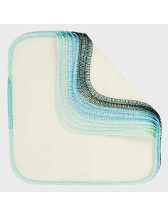 lingettes lavables 12 pièces "Océan"
