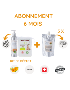 Abonnement - organisches Calendula-Mazerat mit Starter-Set