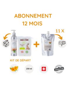 Abonnement - organisches Calendula-Mazerat mit Starter-Set