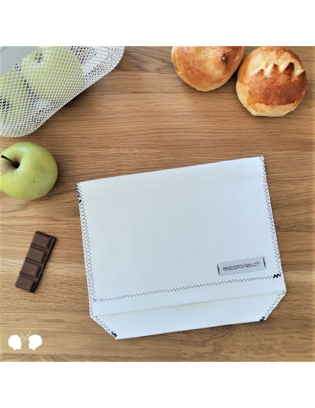 PETIT-PATTIER | Sac à pains goûter en tissu upcyclé 100% coton