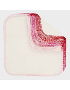lingettes lavables 12pièces -rose- Imse Vimse